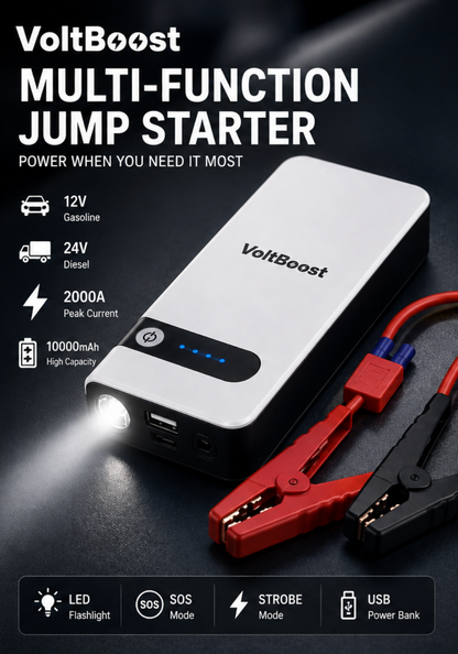VoltBoost™ Multi-Function Jump Starter